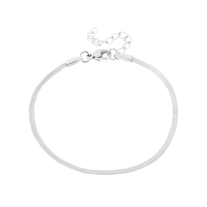 Elegant Ankelkæde i Rustfrit Stål - Vandfast Smykke