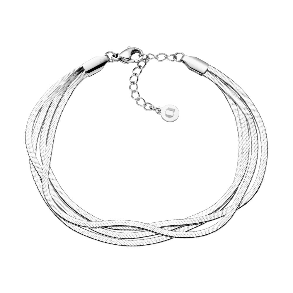 Antwerpen Slange Armbånd - Elegant Sølv Smykke