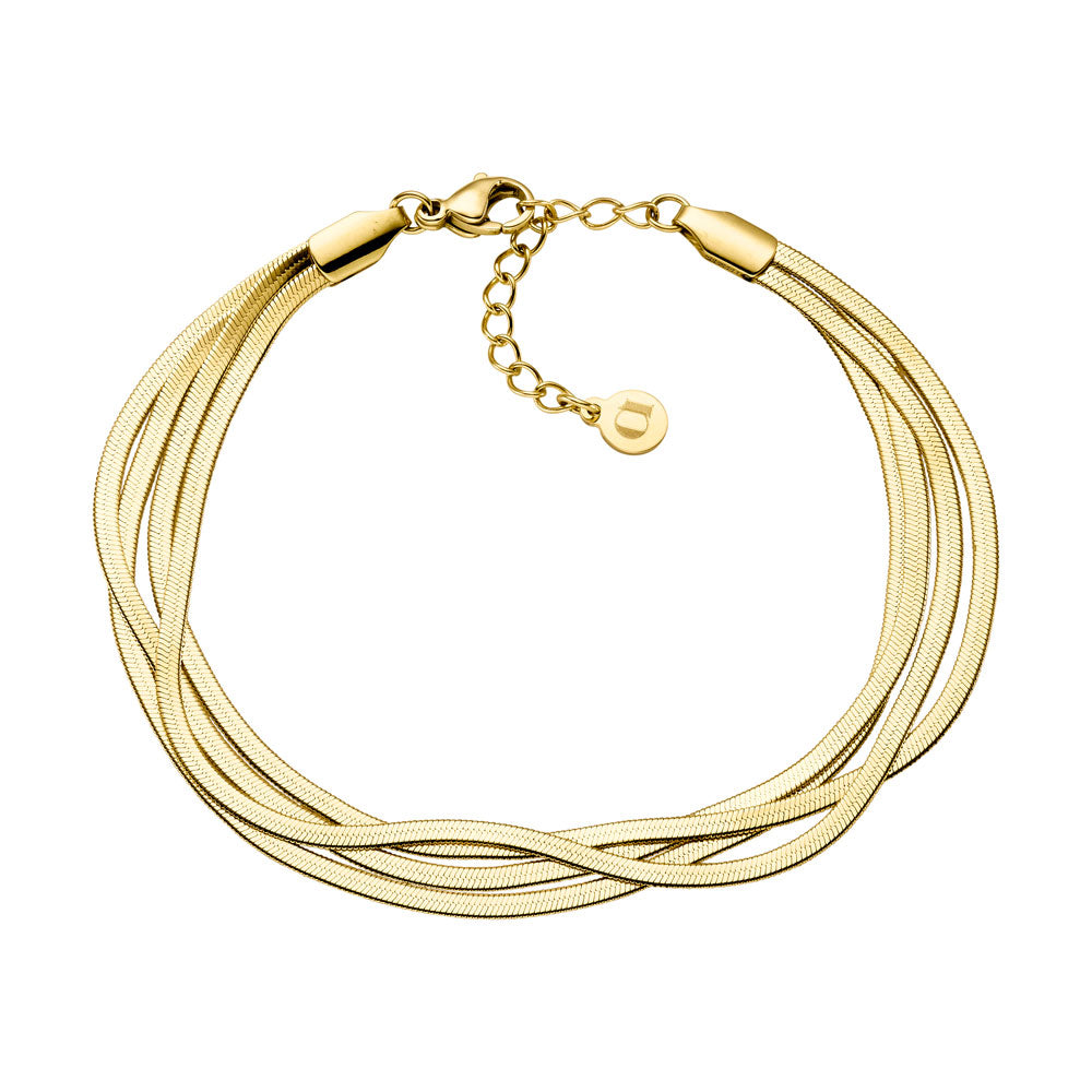 Antwerpen Forgyldt Armbånd - Elegant Slange Design