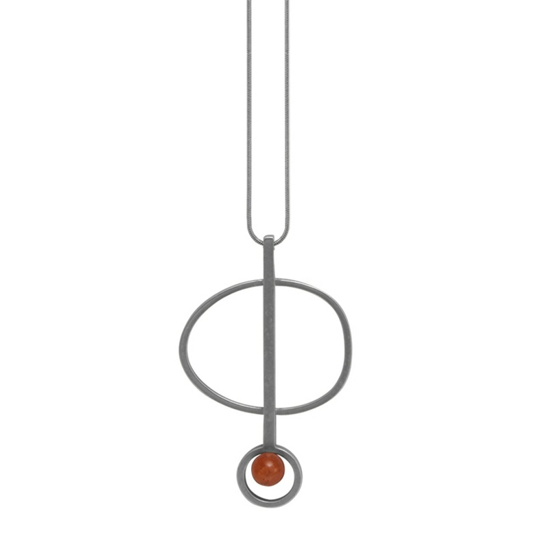 Viola Abstract Halskæde - Håndlavet Smykke fra Dansk Copenhagen