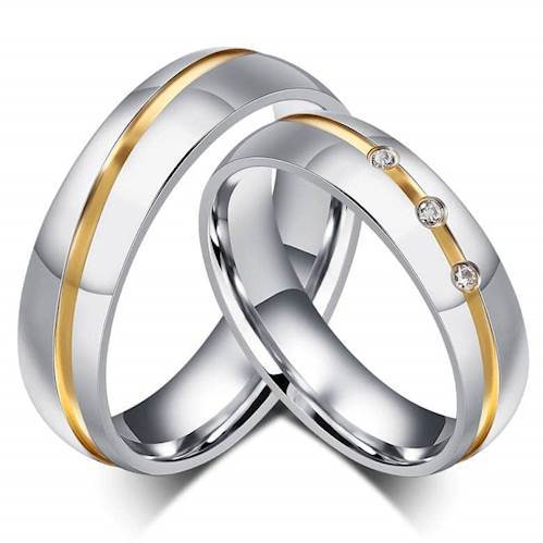 Evie Forlovelsesringe - Elegante ringe til par