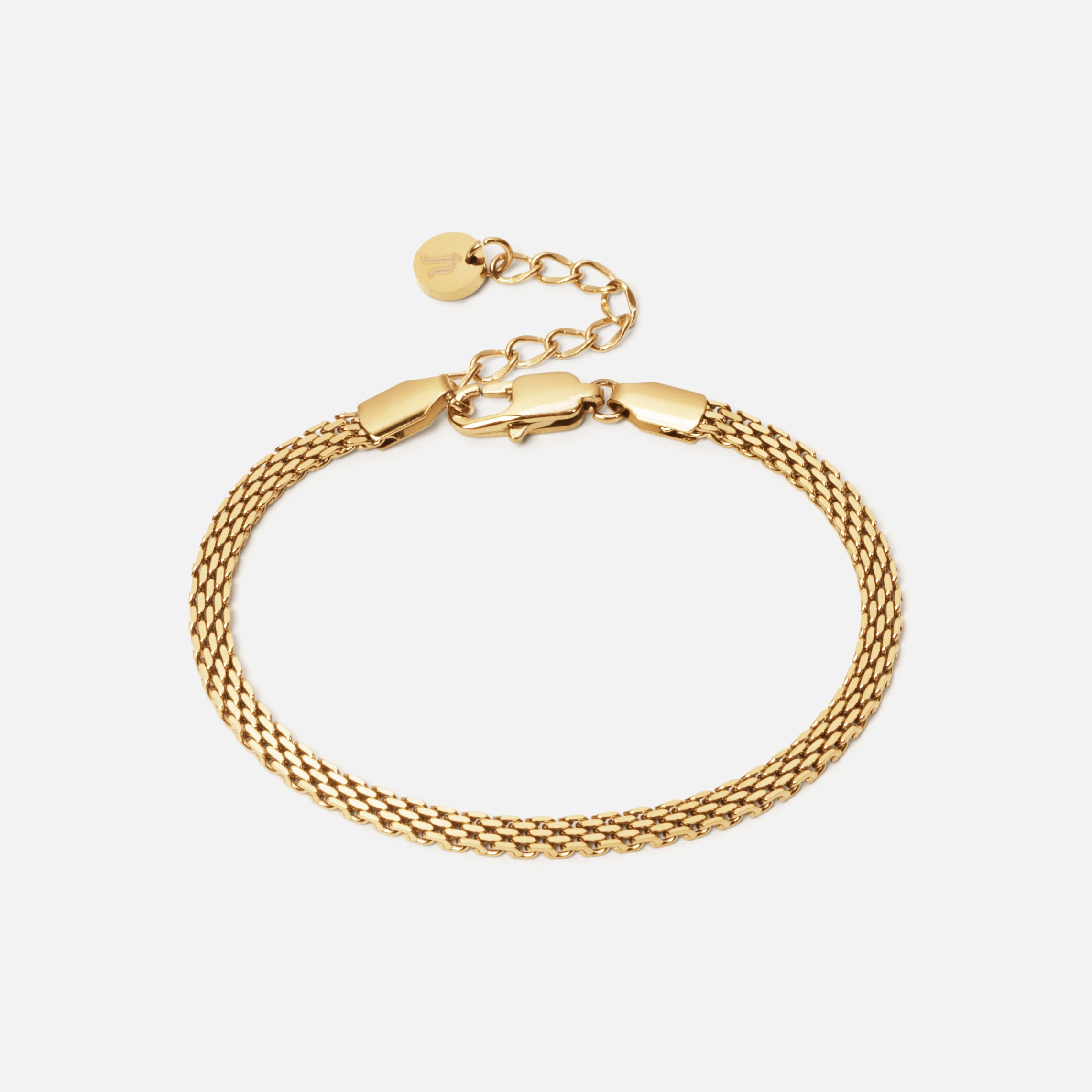 Mesh Armbånd i 18k Guldbelægning - Elegant Smykke
