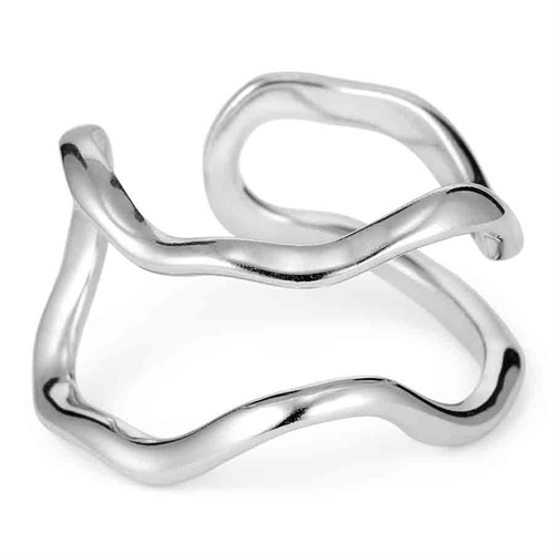 Dionysus Ring i Sølv - Justerbar Smykke til Unik Stil
