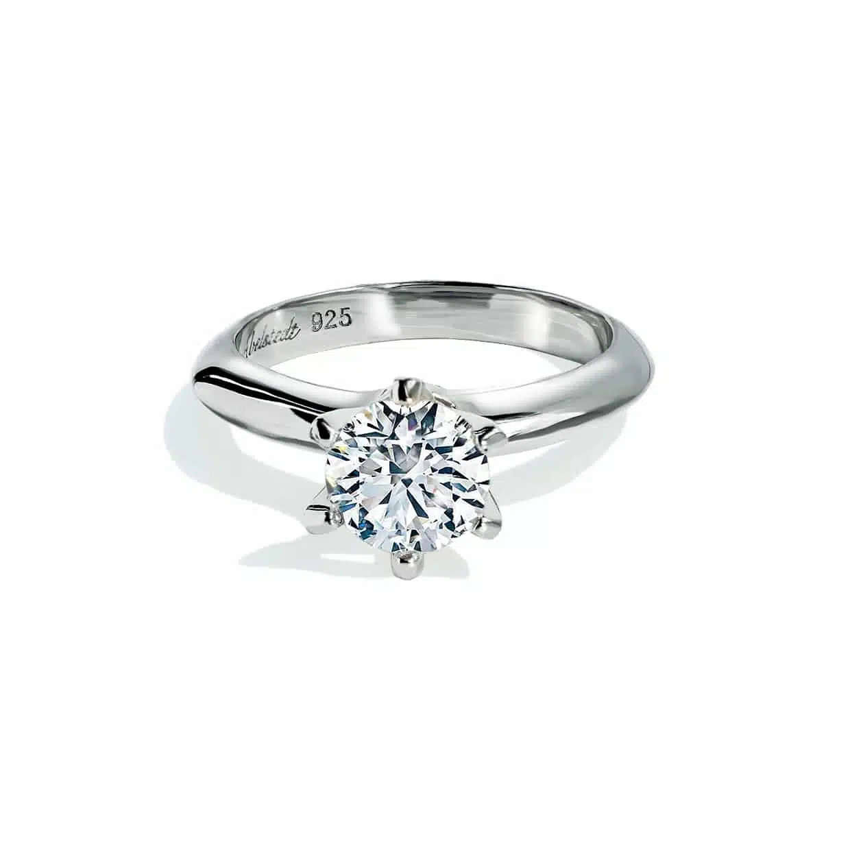 Oxford 6 Fatninger Solitaire Ring - Perfekt Gaveidé