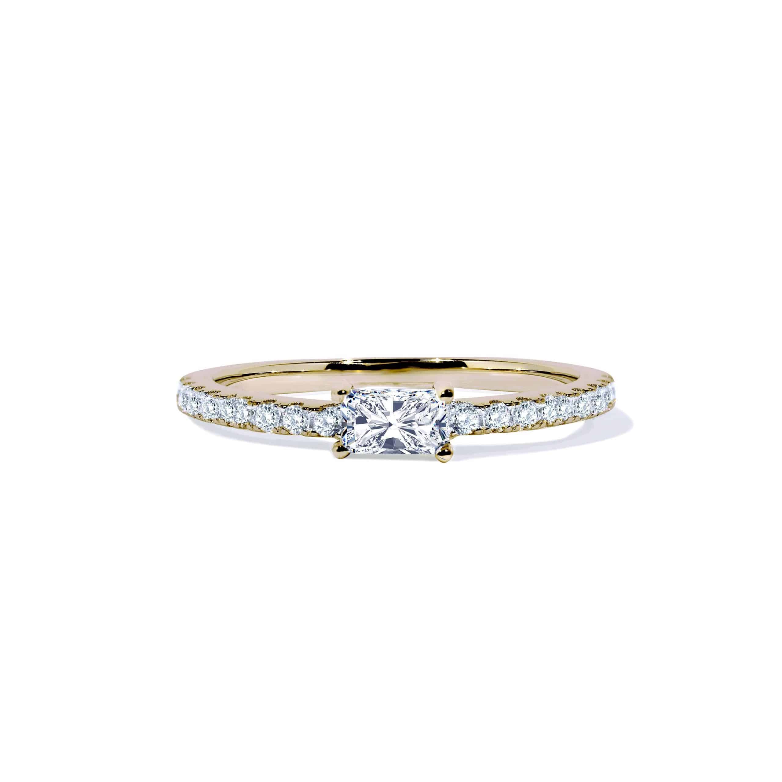 Oxford Loveable Radiant Ring i Forgyldt Sølv - Gaveidéer