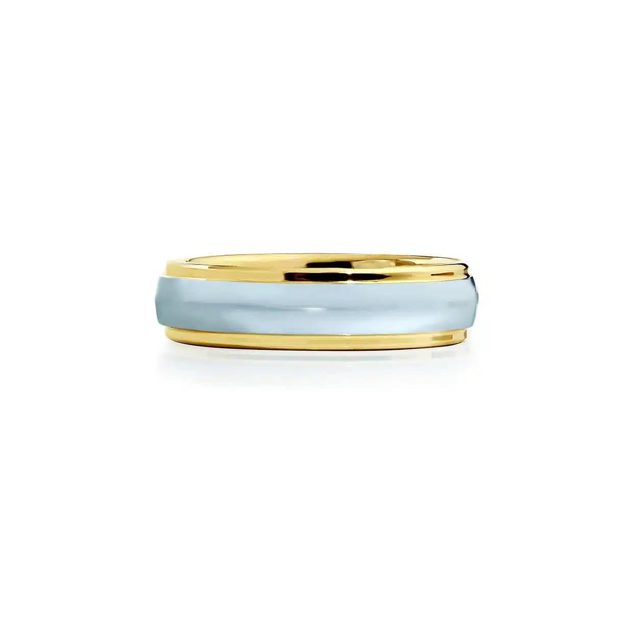 Tungstenring i Guld og Grå - Populært Smykke til Gaver