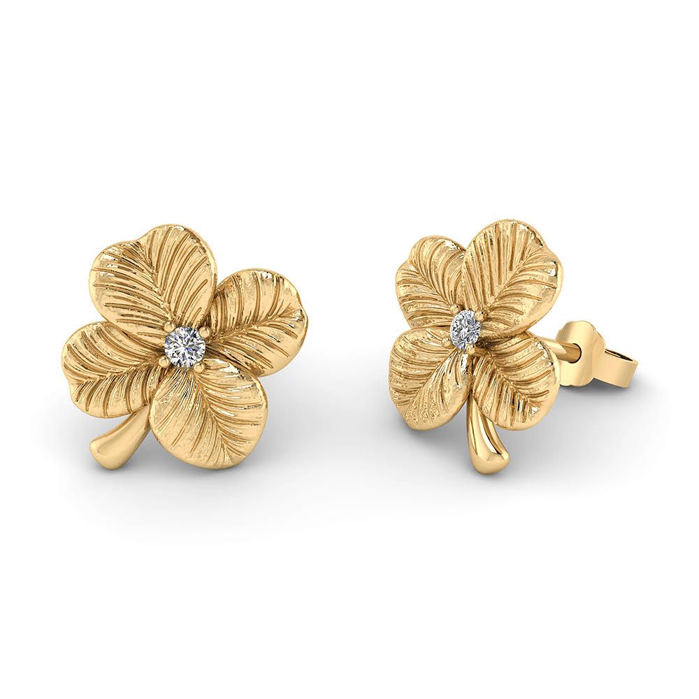 Catania Ørestikker i Forgyldt Sølv – Trendy Smykkevalg