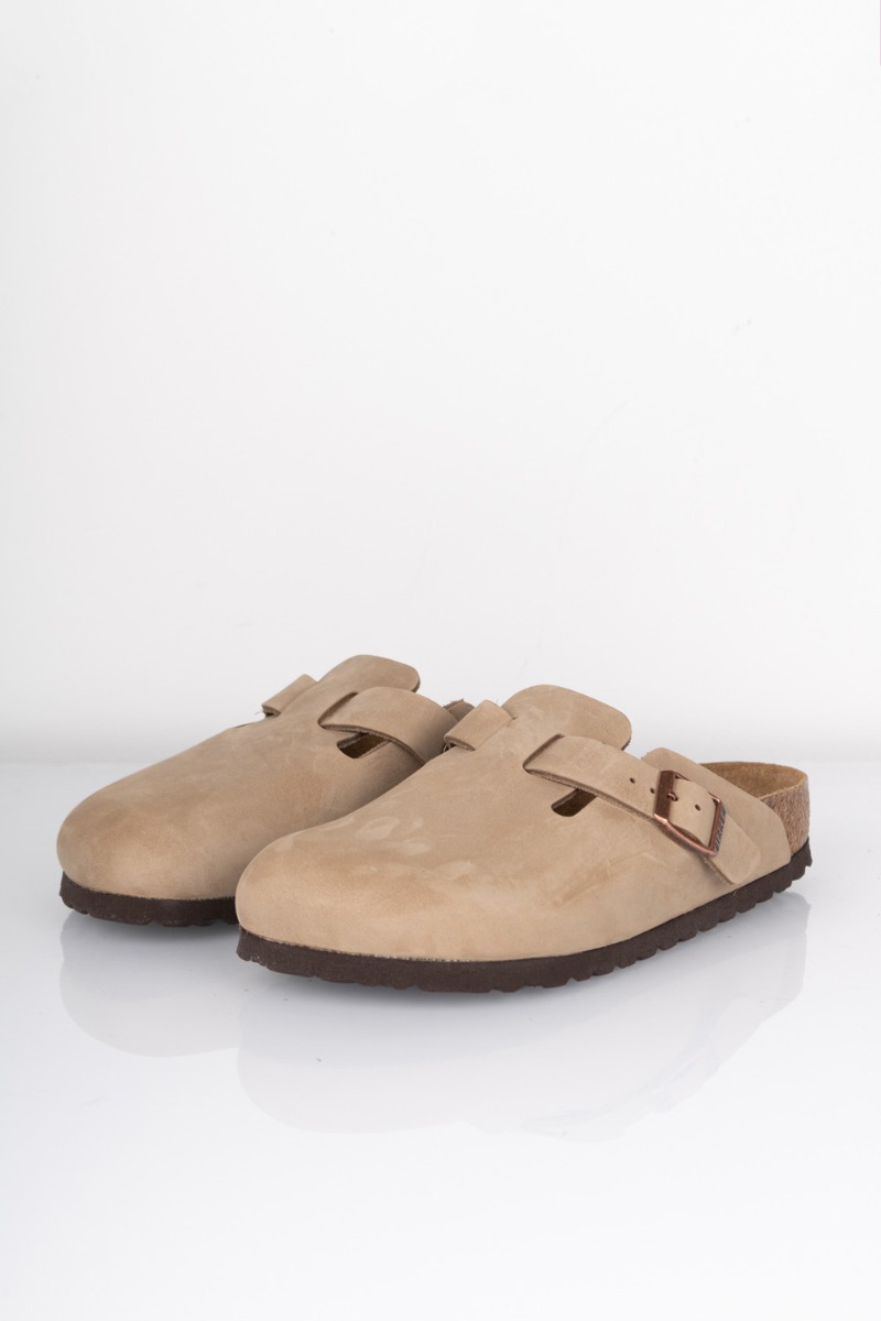 Birkenstock Boston Sandal i Oliet læder - Tobak Brun
