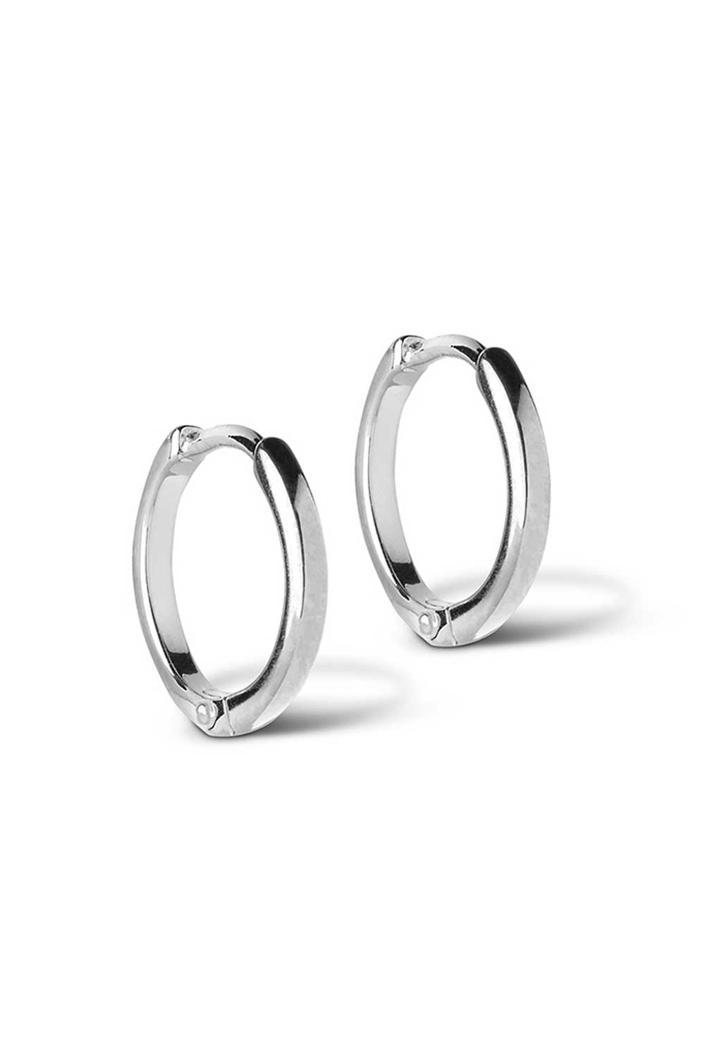Enamel Classic Hoops øreringe i sølv – Must-have!