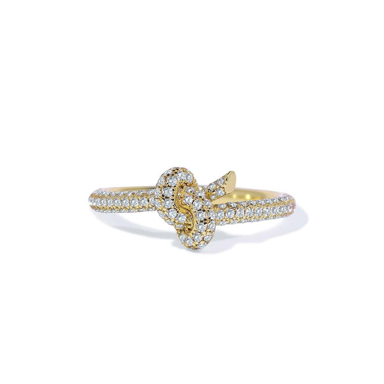 Equestrian Knot Ring i Forgyldt Sterling Sølv - Gaveidéer