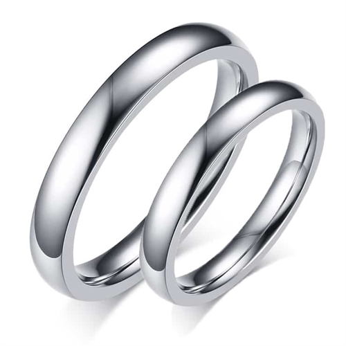 Enkel St3 Forlovelsesring i Ædelstål - Godt Tilbud!