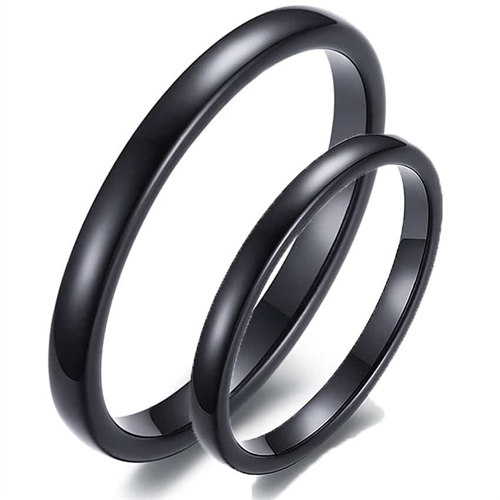 Salg af Blackcoat Tungstenring - Elegant Forlovelsesring