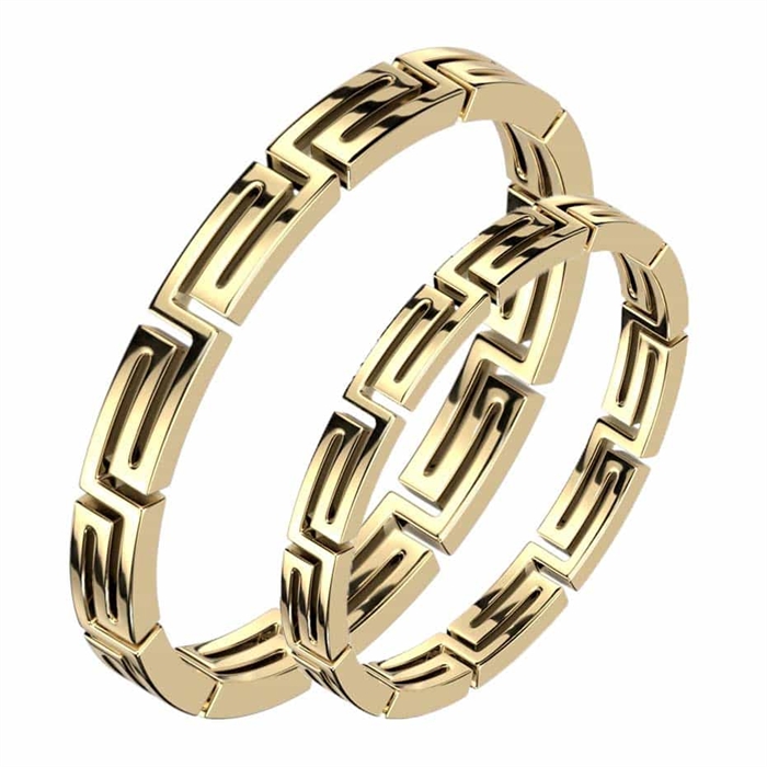 Mazecut Forlovelsesring i Guld - Elegant Design 2,7mm