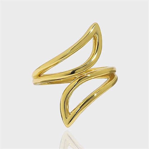 Isaura Ring i Glat Design - Justerbar Smykkeoplevelse