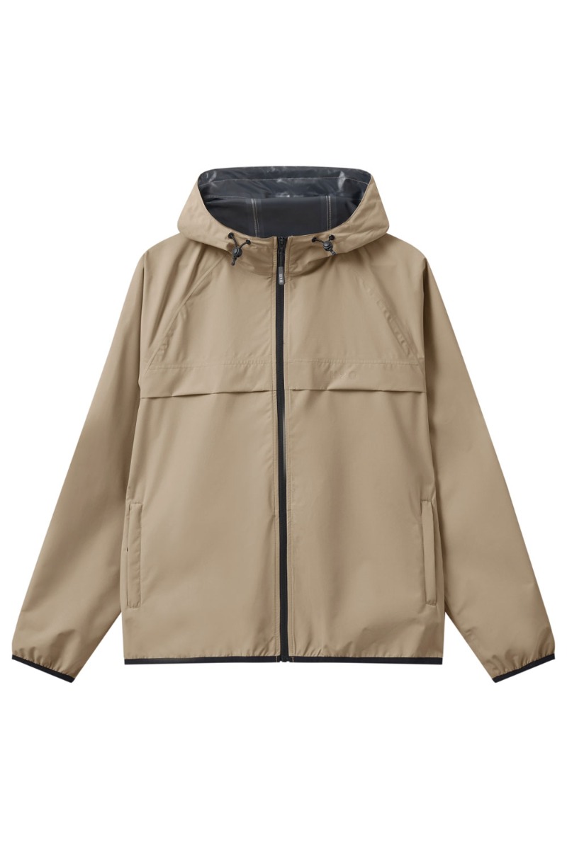 H2O - Pakbar Regnjakke - Basic Rømø - Mørk Grå