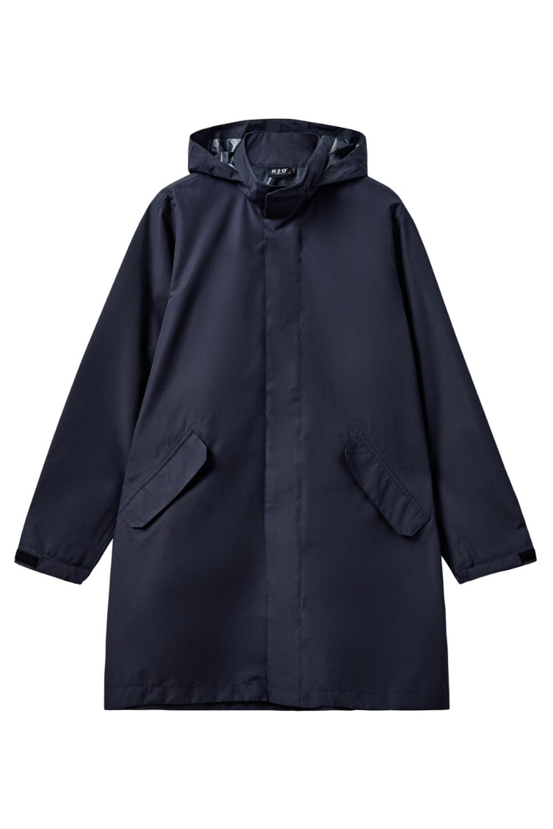 H2O Regnjakke - Basic Rømø Lw - Navy til gode priser!