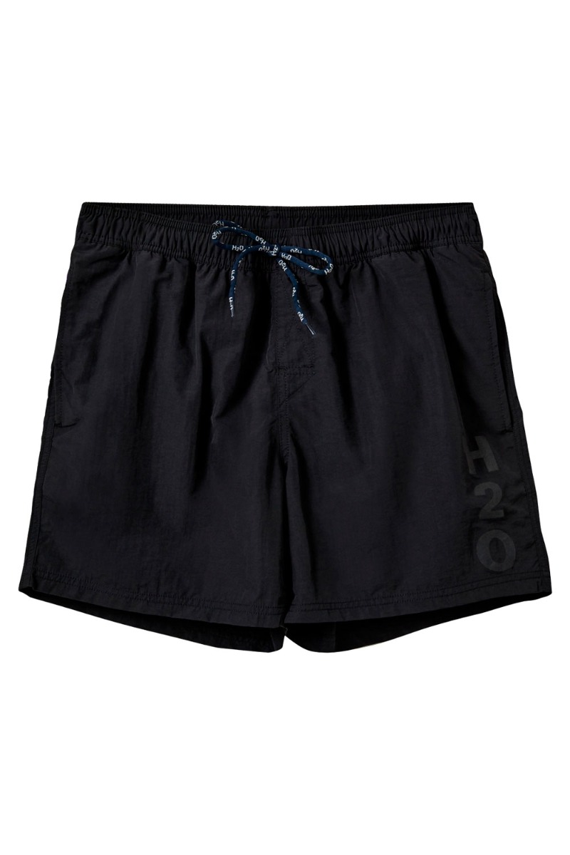 H2O - Leisure Logo Badshorts - Sort på tilbud!