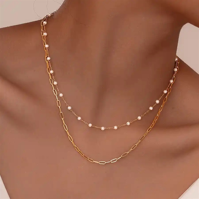 Z Eley Halskæder Sæt - Elegante Smykker til Salg