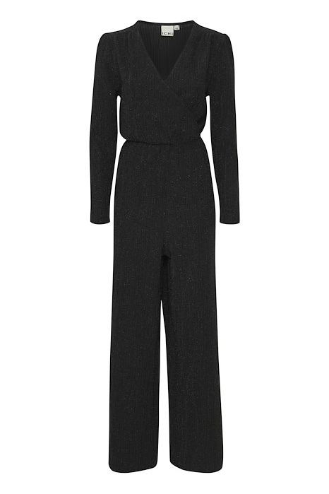 Ichi Jumpsuit - Ih Nareen Js - Sort med Glimmerdetaljer