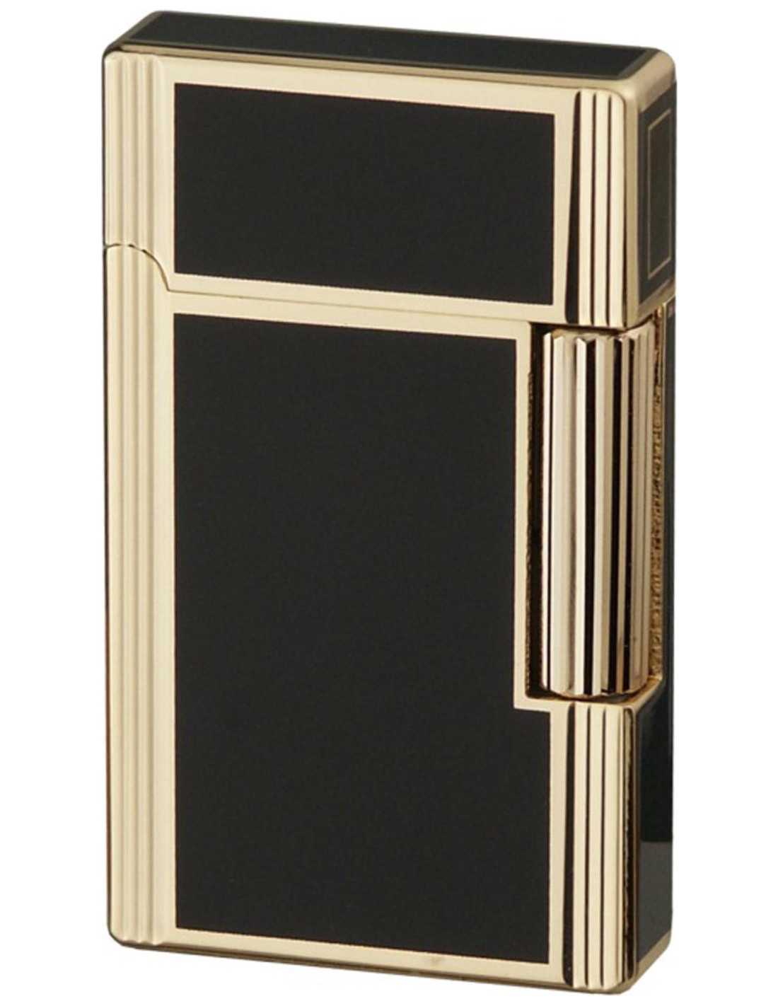 Jean Claude Flint Lighter "Dustin" - Sortguld Kvalitet