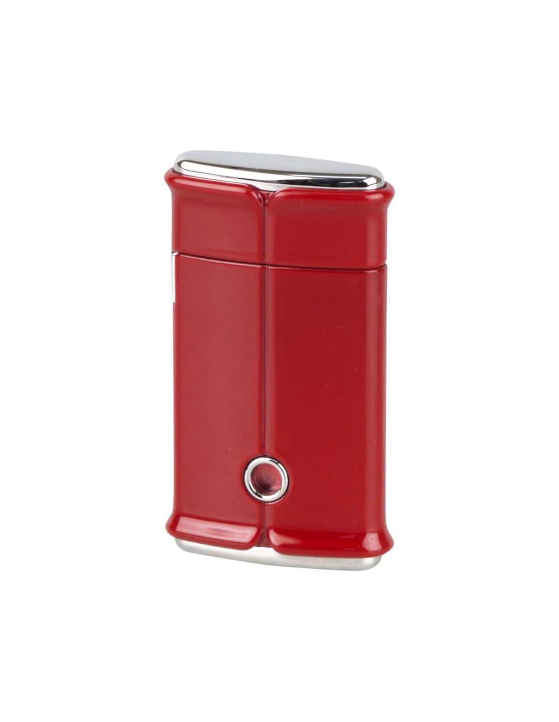 Jean Claude "Granada" Lighter med Dobbeltflamme - Rød
