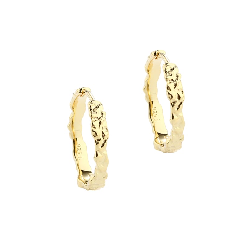 Ny Mila Hoop 20 Mm - Guldøreringe uden nikkel