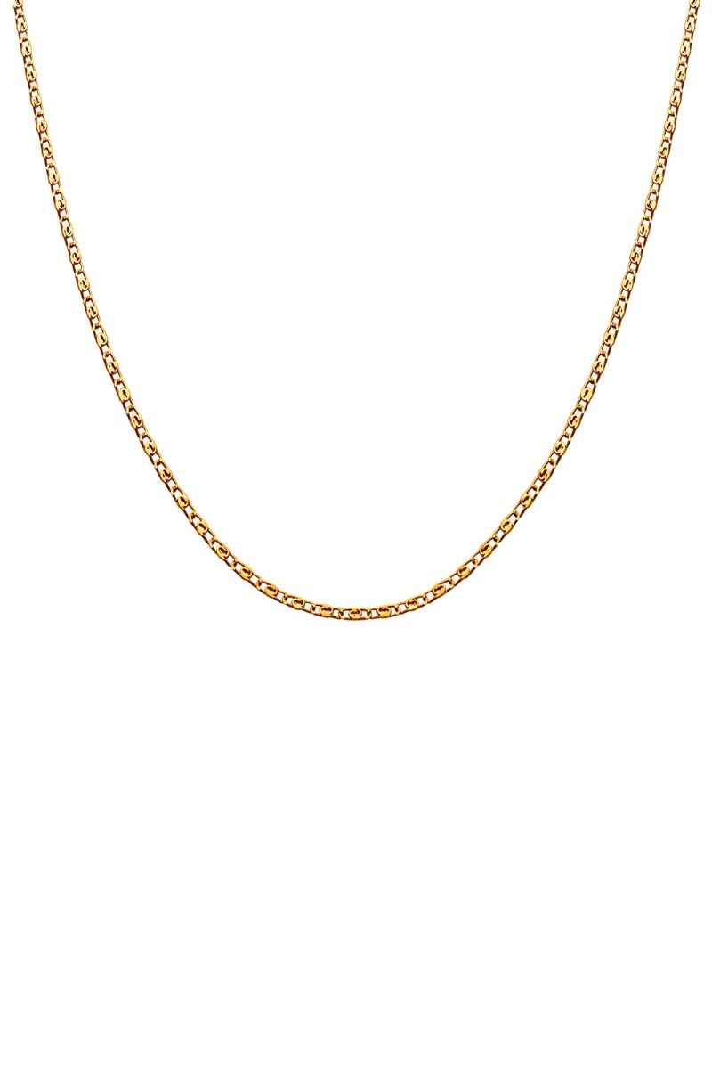 Maanesten - Eva Choker Halskæde i Guld - Elegant Design