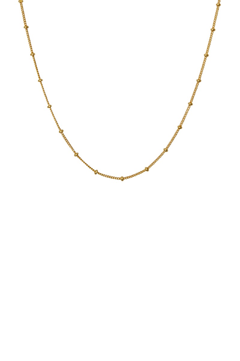 Maanesten - Nala Choker Halskæde i Guld - Fantastisk Tilbud!