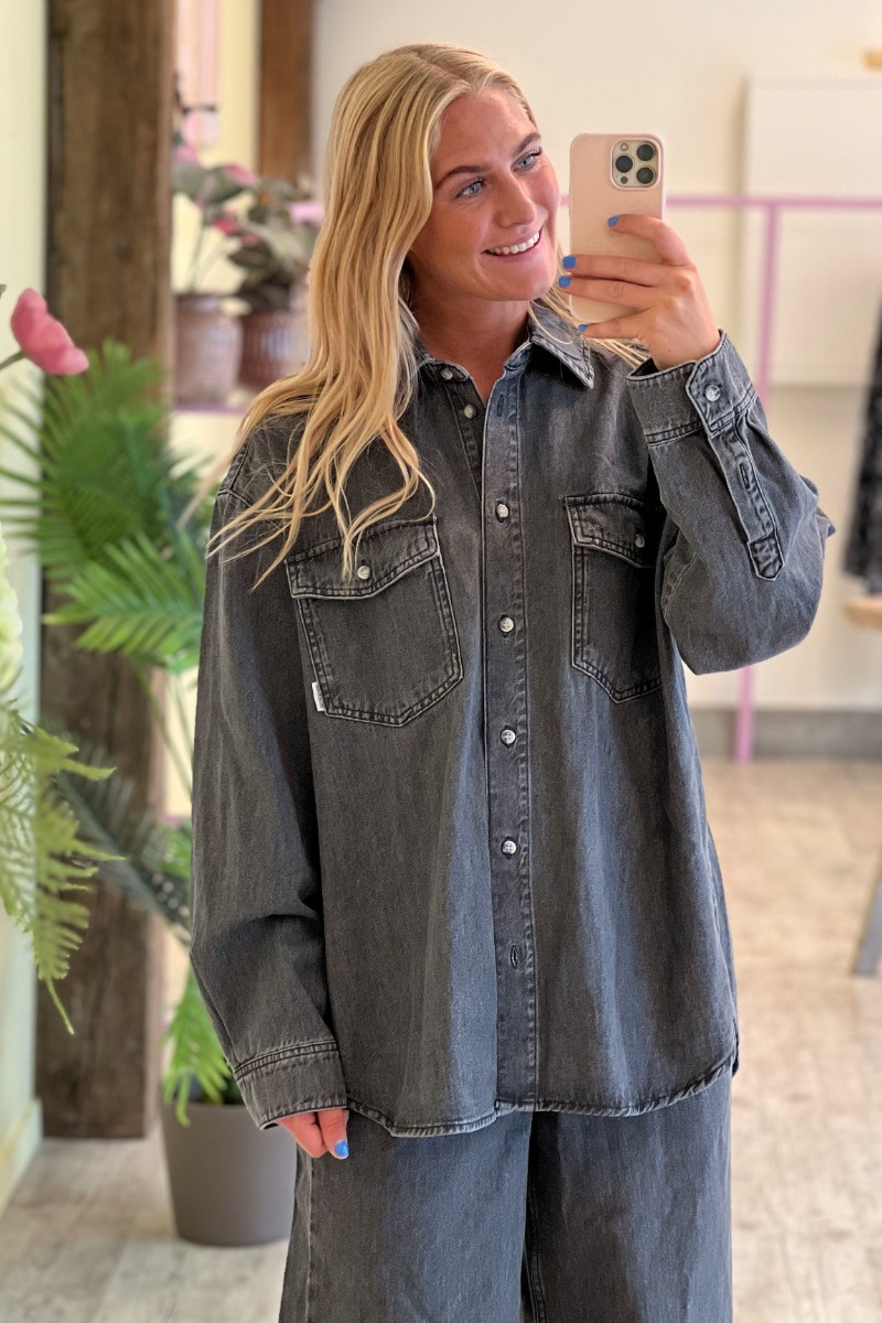 Modstrøm - Kenamd Skjorte - Vintage Grey Udsalg