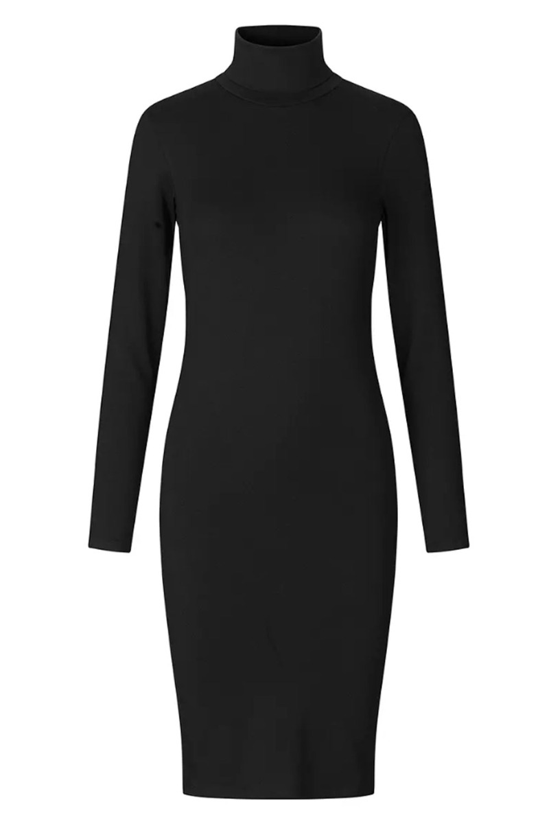 Modstrøm - Tætsiddende Kjole - Tanner Dress - Sort Elegance