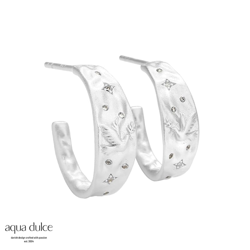 Fredsdue Creoler 20 mm med Zirkonia - Udsalg hos Aqua Dulce