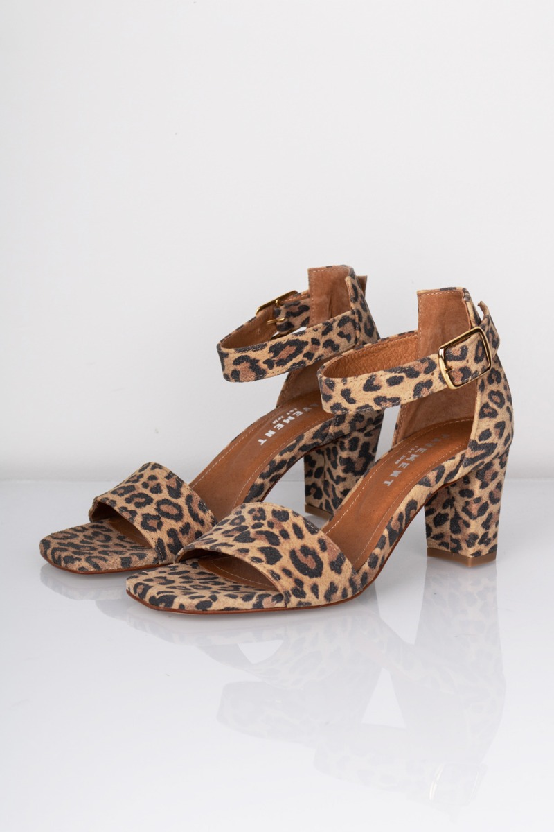 Pavement - Stiletter - Lykke - Leopard i Suede Design