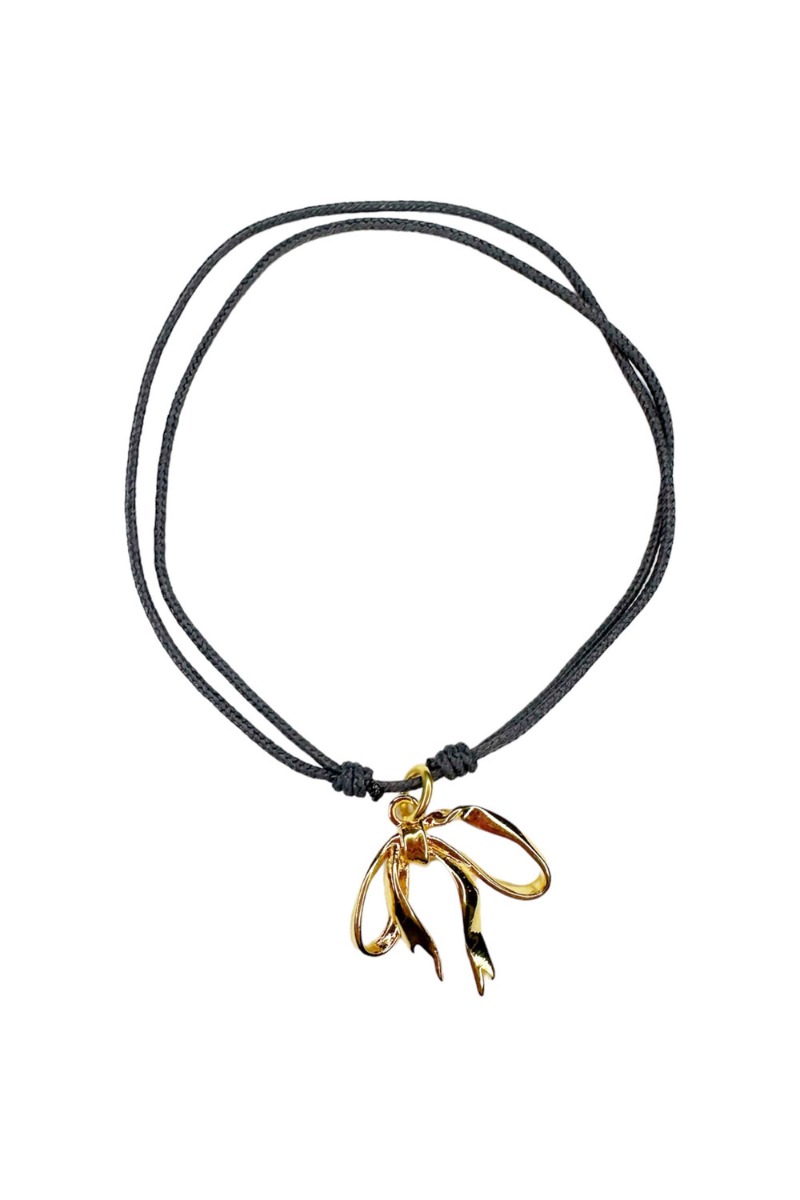 Pico - Justerbart Armbånd med Sløjfe - Grå Udsalg