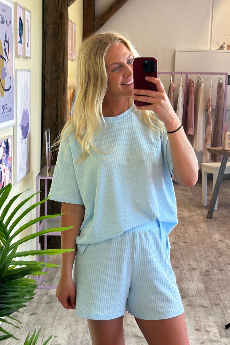 Pieces - Lækre shorts med elastik i taljen