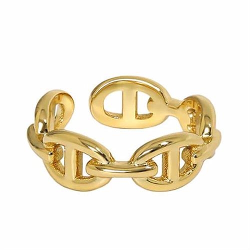 Celin Ring i Guld - Justerbar Kæde Design