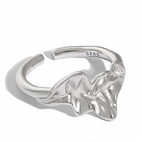 Hestia Ring i Sølv - Justerbar Smykke med Elegance