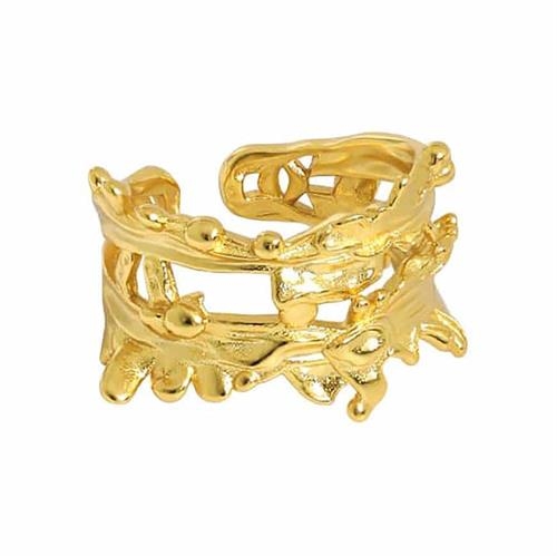 Herakles Ring i Guld - Justerbar Smykke til Eventyr