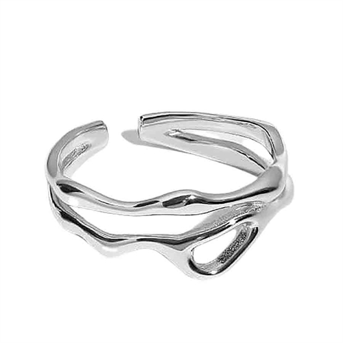 Justerbar Ring i Sterling Sølv fra Jewel Box