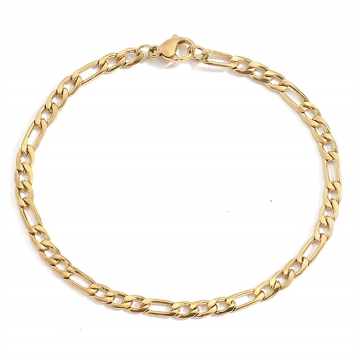 Link IV Armbånd i 14K Forgyldt Ædelstål - Black Friday!