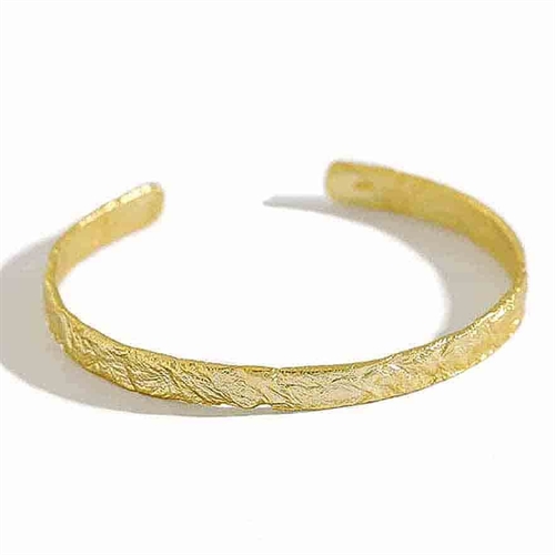 Elegant Bangle i Sterling 925 med 18K Guldbelægning
