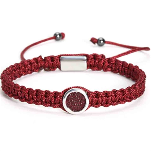 Rød Sting Armbånd - Elegant Macrame Smykke til Hverdagen