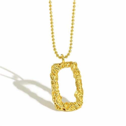 Luna Halssmykke i Guld - Elegant Design til Black Friday!