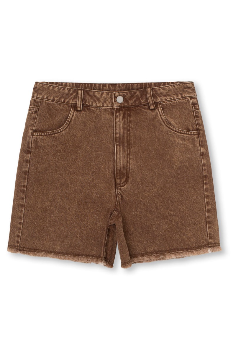 Seje brune shorts fra Résumé - perfekt til festivaler!