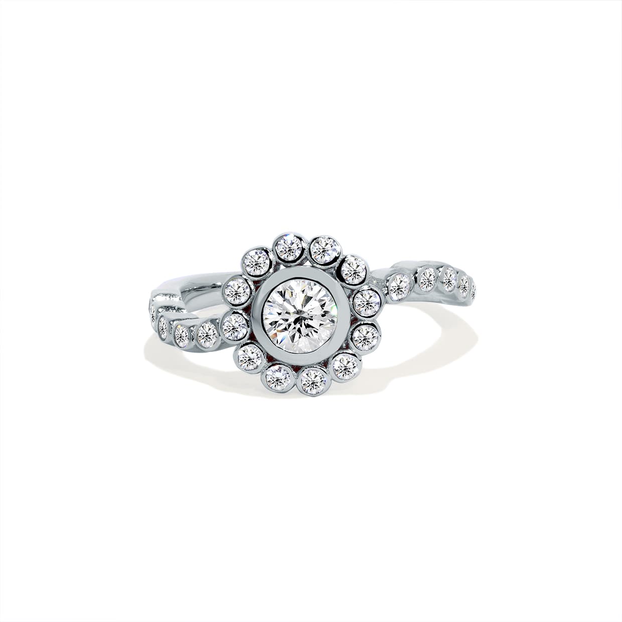 Oxford Sølv Ti Amo Ring - Elegant Smykke til Gave