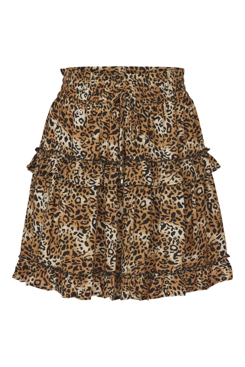 Sisters Point - Ucia Nederdel med Flæser - Brown Crush