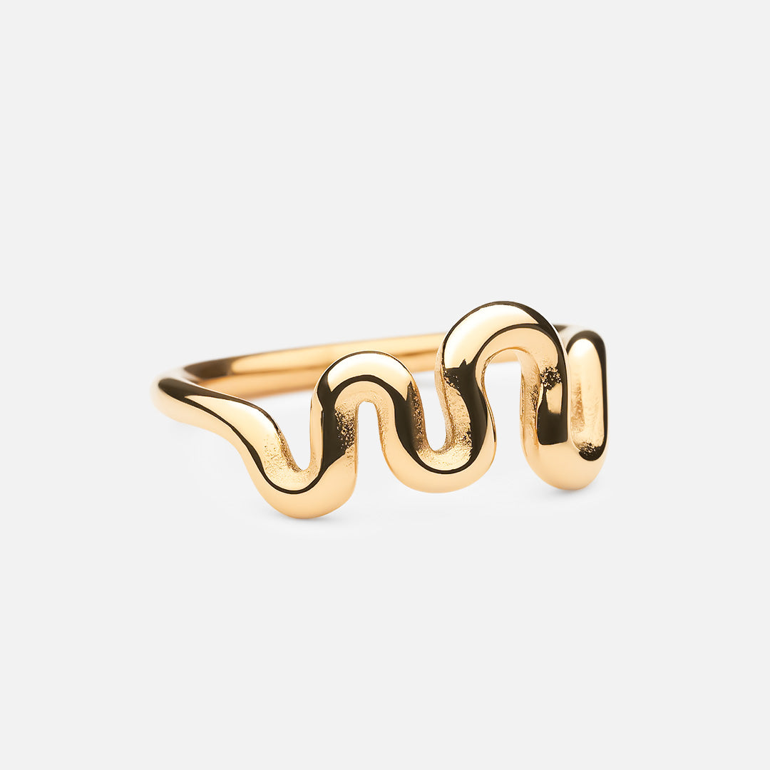 Gratia Ring i 18k Guldbelægning - Elegance til enhver lejlighed