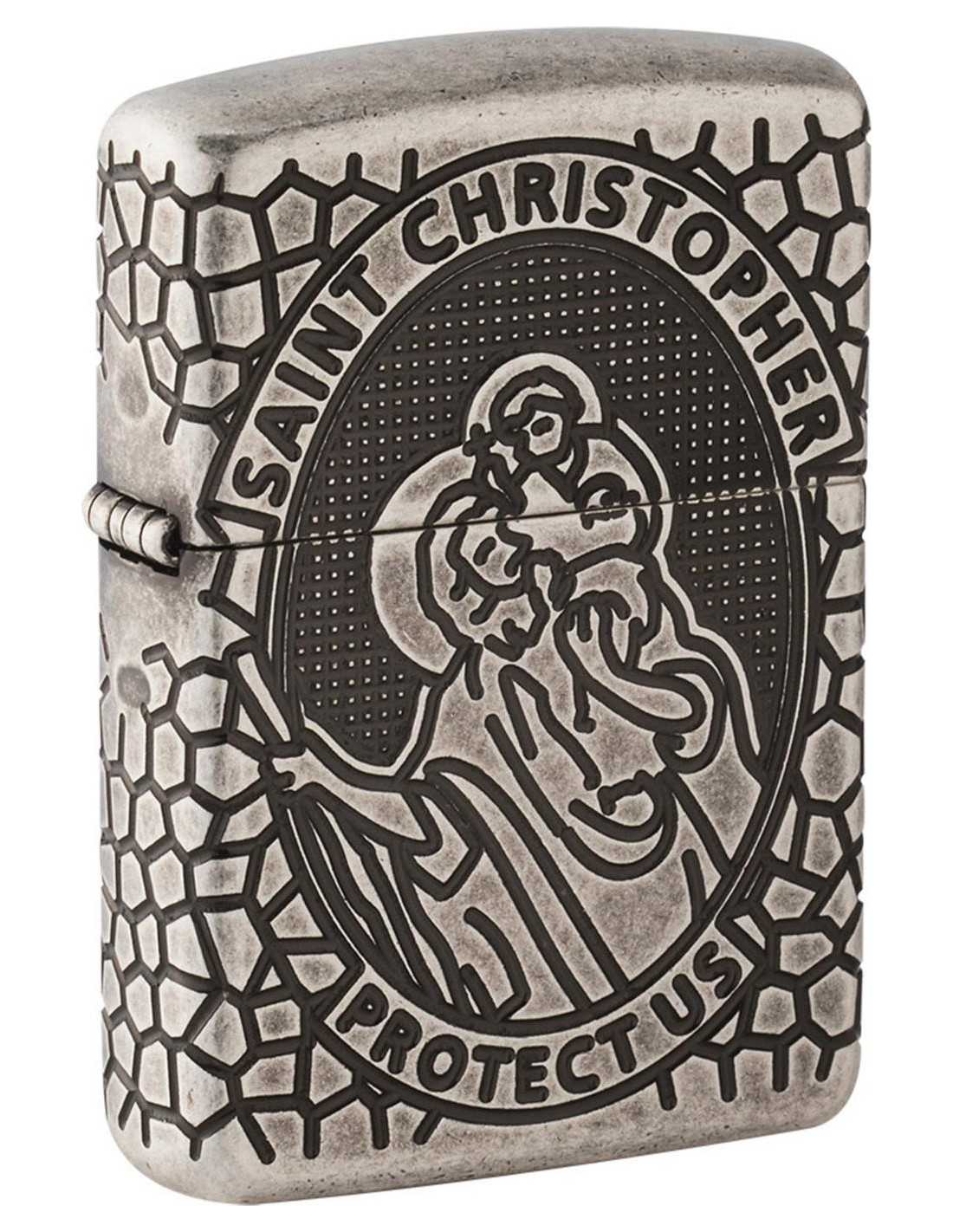 Zippo Lighter "Saint Christopher" Limited Edition med æske