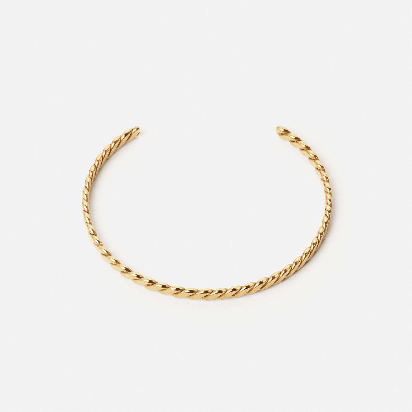Snoet Bangle i 18k Guldbelægning fra Josephine Nord