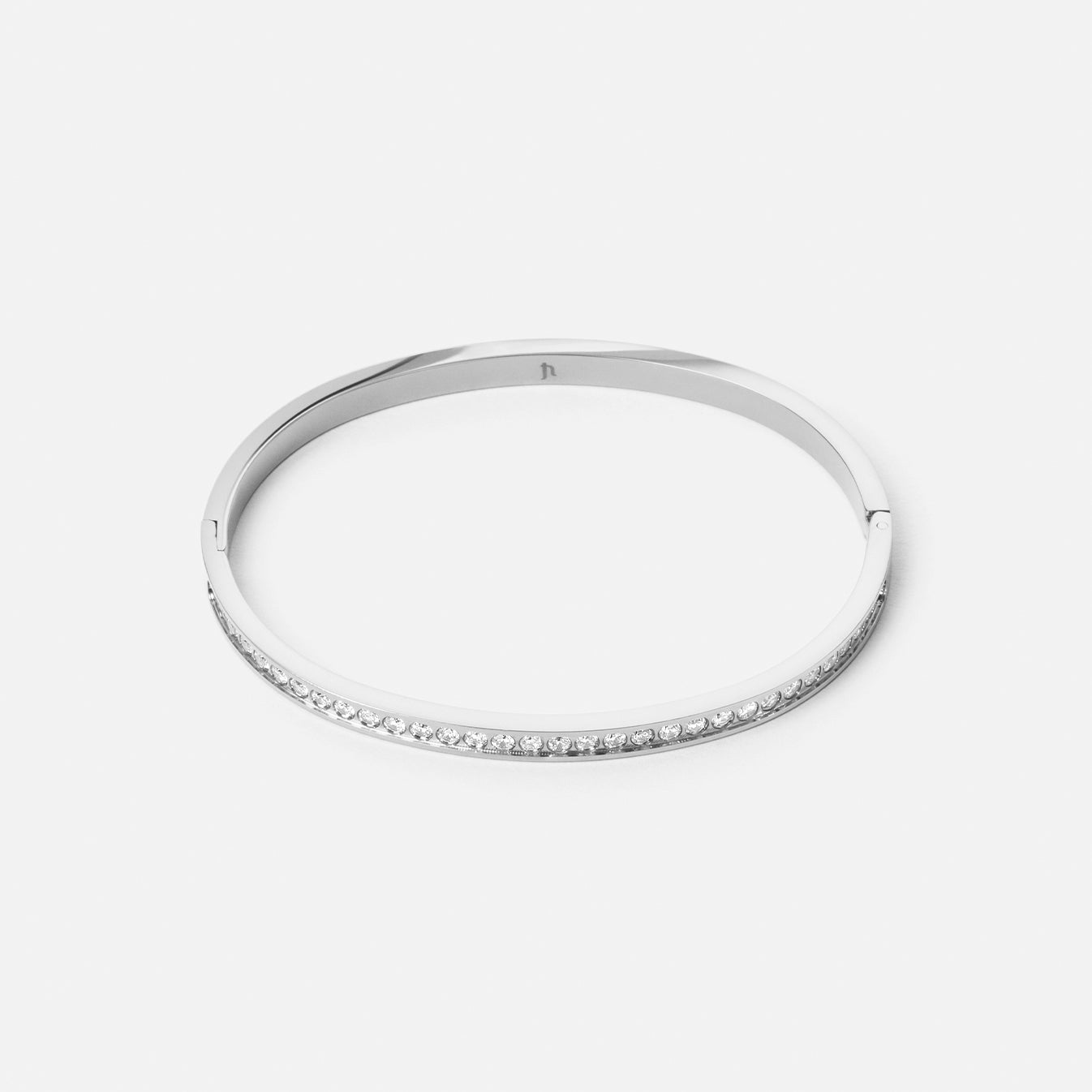 Zircon Bangle i Sølvfarvet fra Josephine Nord - Udsalg!