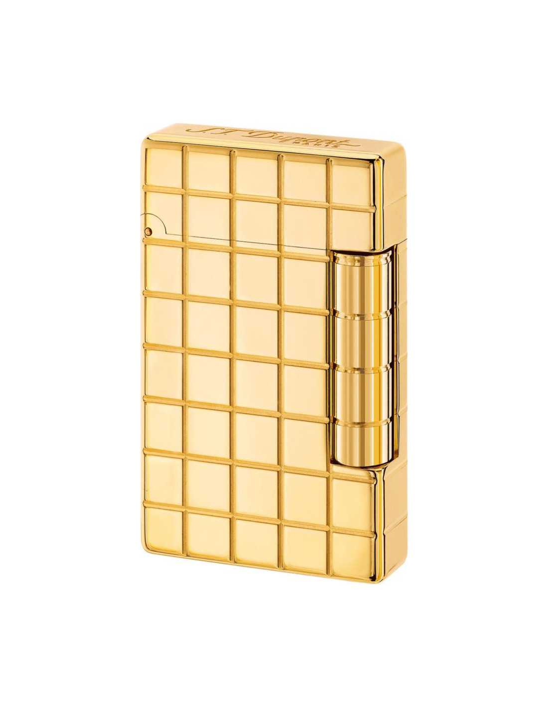 S.T. Dupont Lighter "Initial" Guldfarvet - Black Friday Tilbud